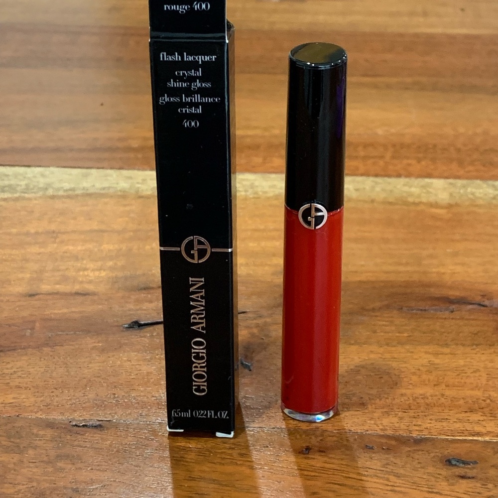Giorgio Armani Flash Lacquer rouge 400 lip maestro intense velvet color